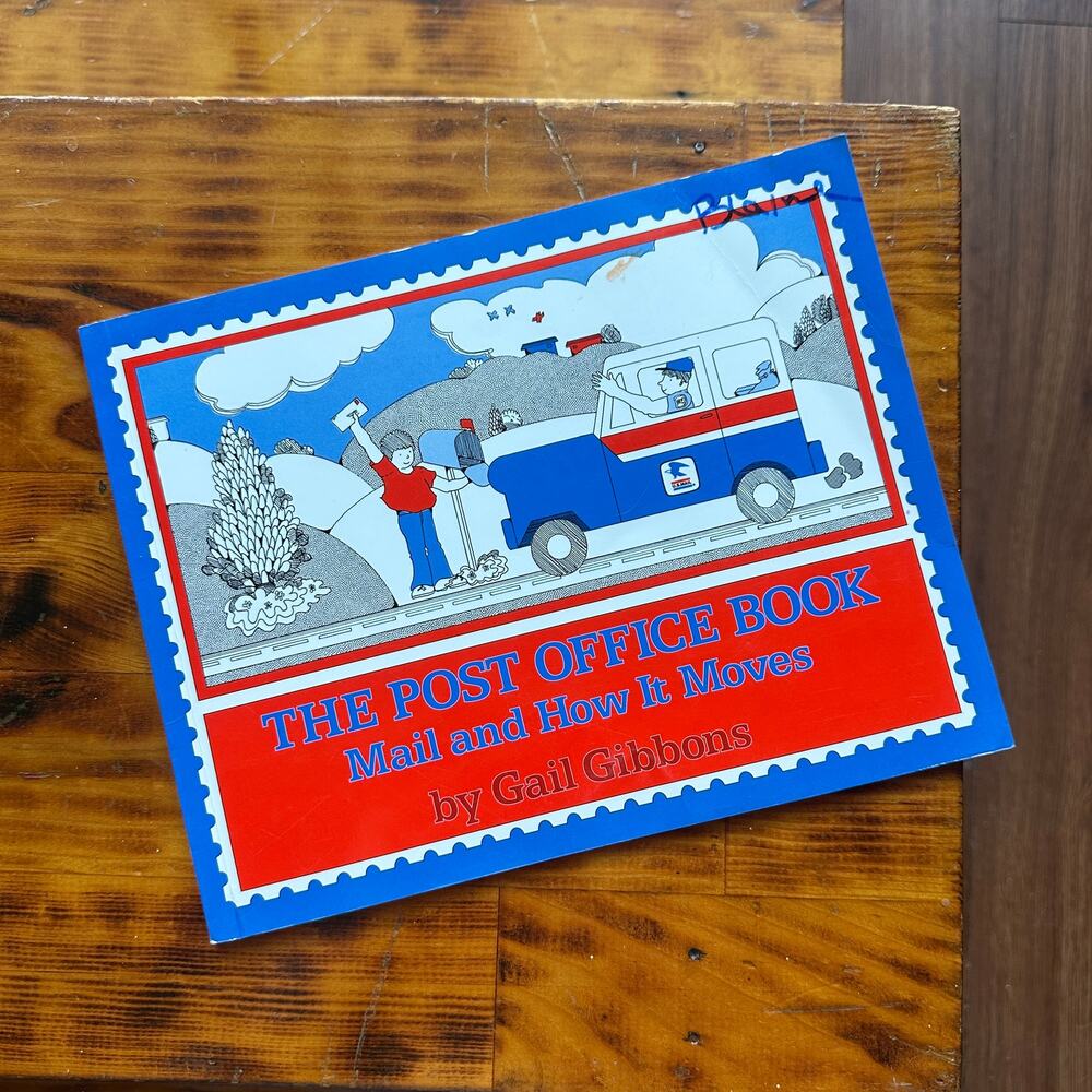 Vintage 1982 The Post Office Book Mail & How It Moves Paperback Book